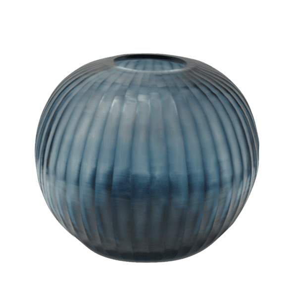 GUAXS - VASE GOBI ROUND OCEAN BLUE INDIGO